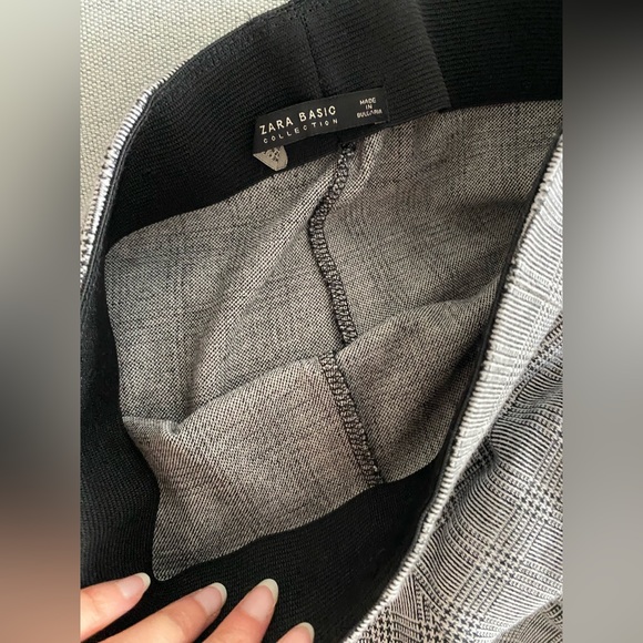 Zara houndstooth pattern stretchy leggings size M can fit small too - Picture 13 of 13